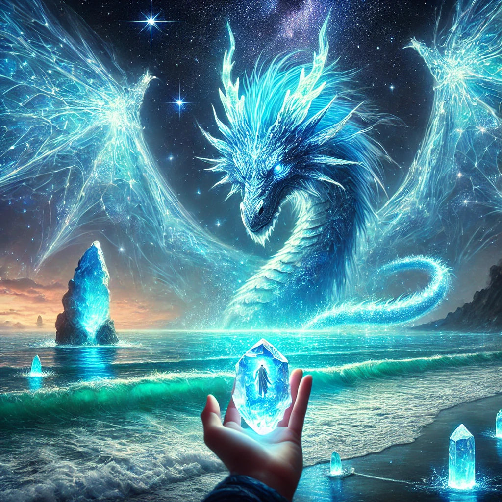 Connect To The Lemurian Sea Blue Dragons